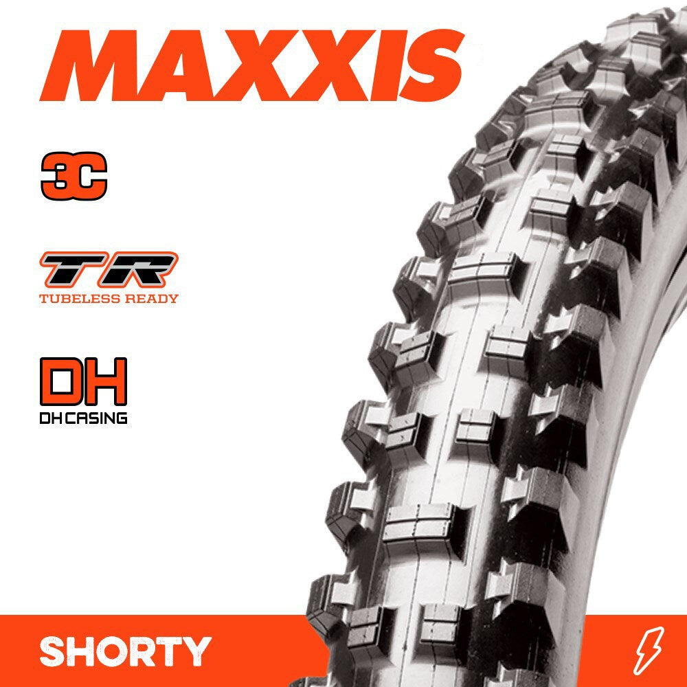 Maxxis SHORTY 27.5 X 2.40 WT 3C GRIP DH TR FOLD 60X2TPI E-25