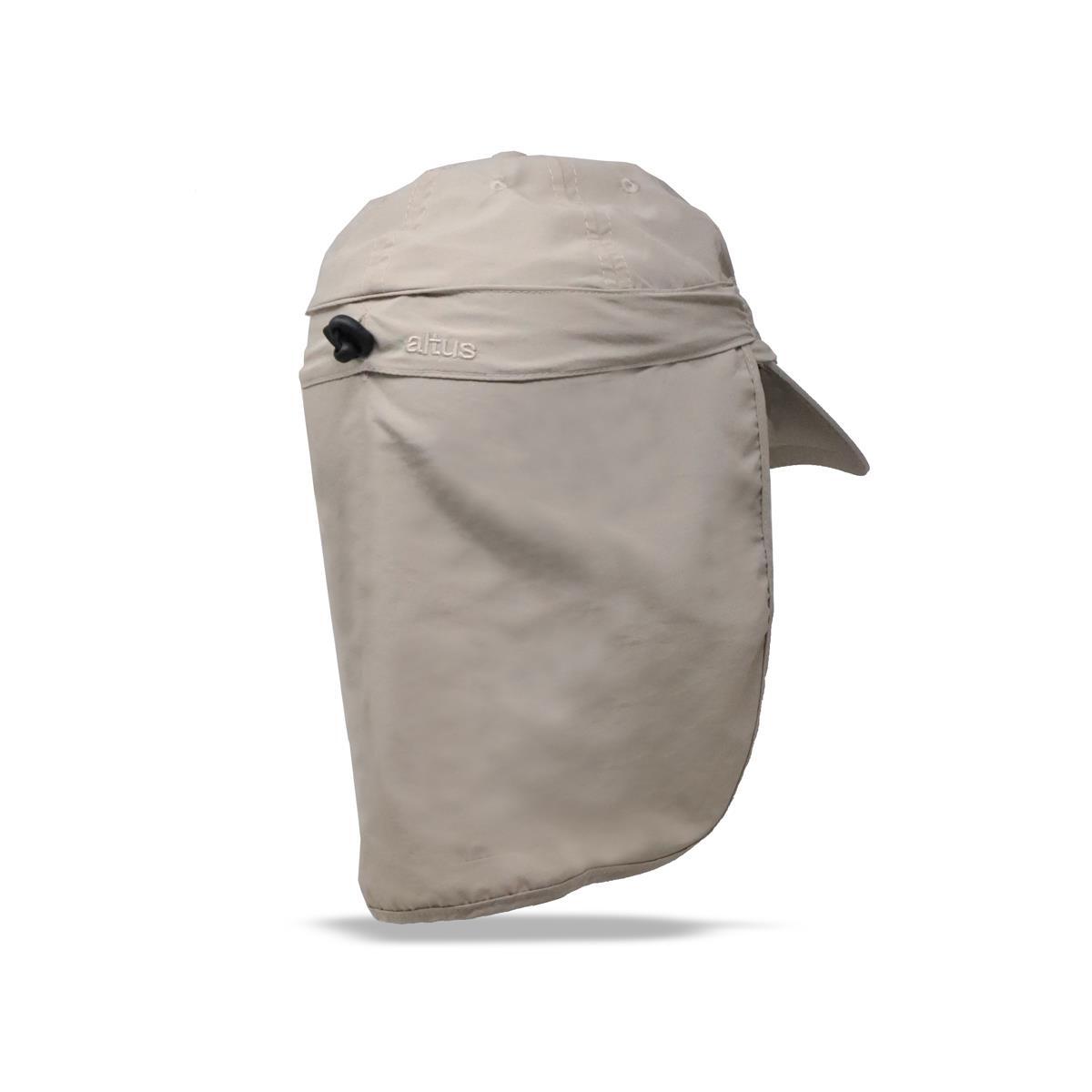 Gorra con Cobertura Facial Senderismo de Montaña UNISEX Altus BORNEO ARENA 1/7