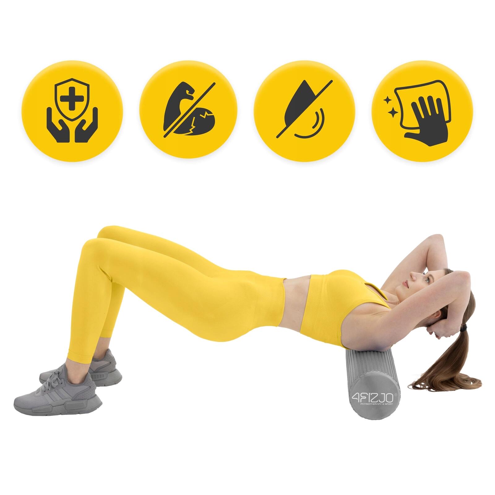 Massage-Roller CARE+ 60 cm Faszienrolle zur Muskelentspannung 4FIZJO 3/7