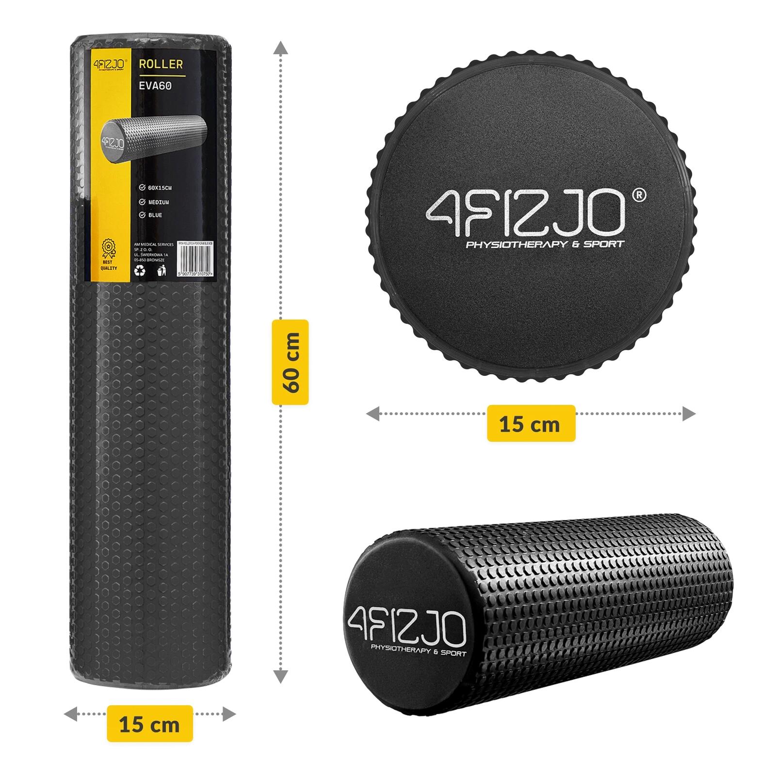 Roller do masażu z kolcami 4FIZJO CARE+ 60 cm 5/7
