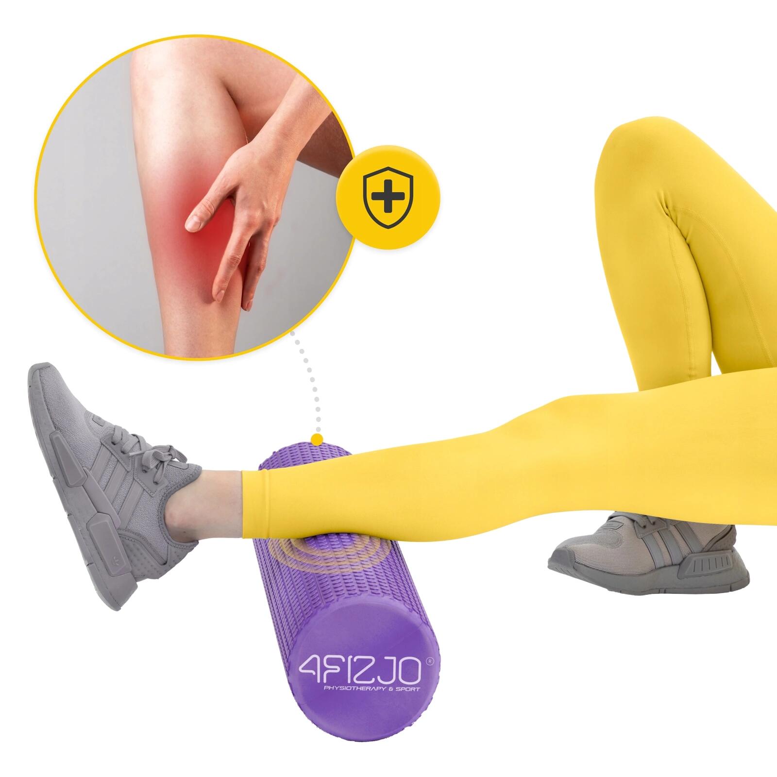 Massage-Roller CARE+ 60 cm Faszienrolle zur Muskelentspannung 4FIZJO 4/7