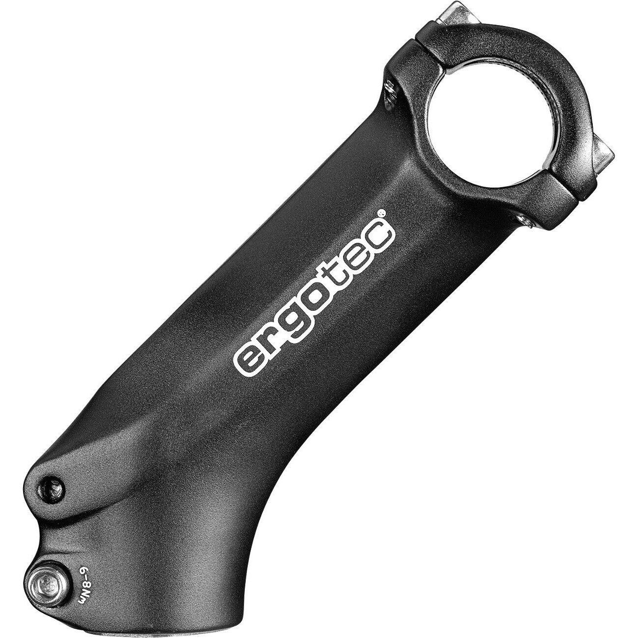 Ergotec AHEAD potence High Charisma alu noir 1 1\/8" Ø 25,4mm 90mm 45° 2/3