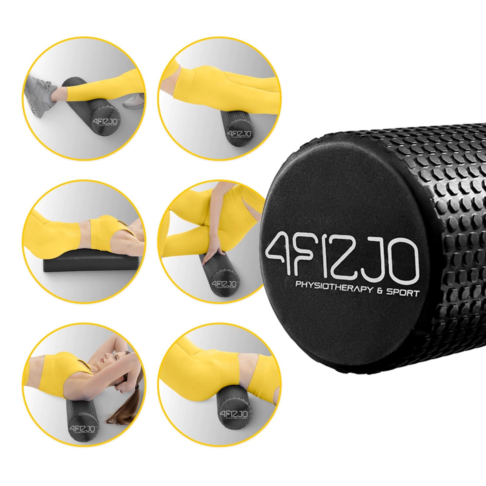 Roller do masażu z kolcami 4FIZJO CARE+ 45 cm 7/7