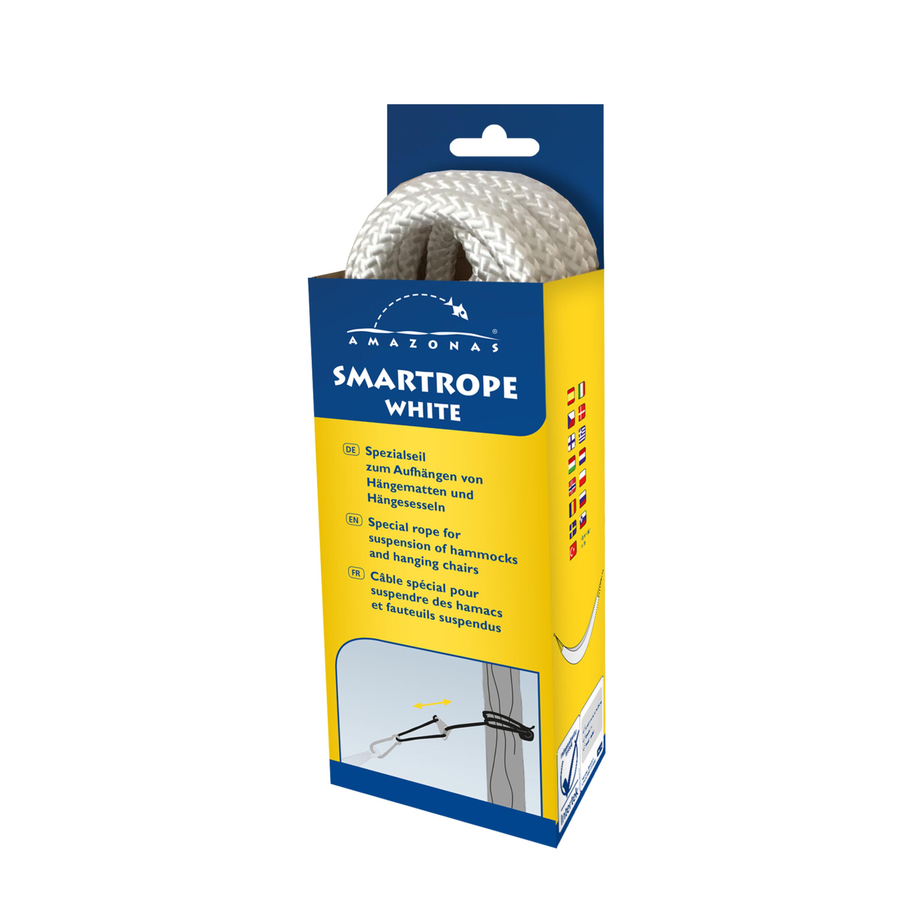 Amazonas - Smartrope Hamacs Fixation Corde Set Fauteuil Suspendu Arbre - Fixation Hamac - Blanc - Taille Unique - Decathlon