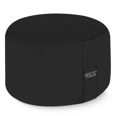 Meditatiekussen rond yoga boekweit katoen 32x20cm handvat 4fizjo