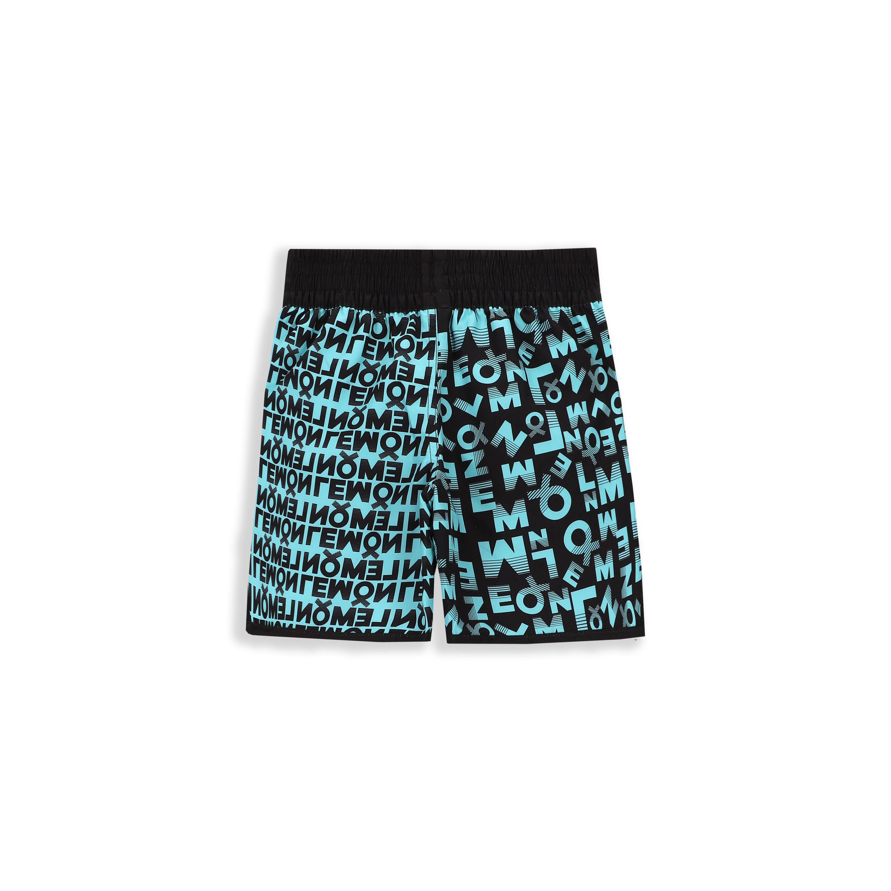 Jungen Badeshorts Surfen WL4 schwarz/blau 2/5