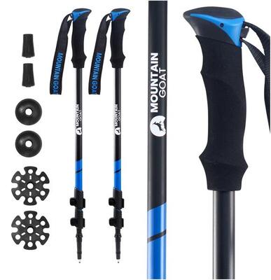 Wandelstokken nordic walking opvouwbaar verstelbaar licht mountain goat peak+