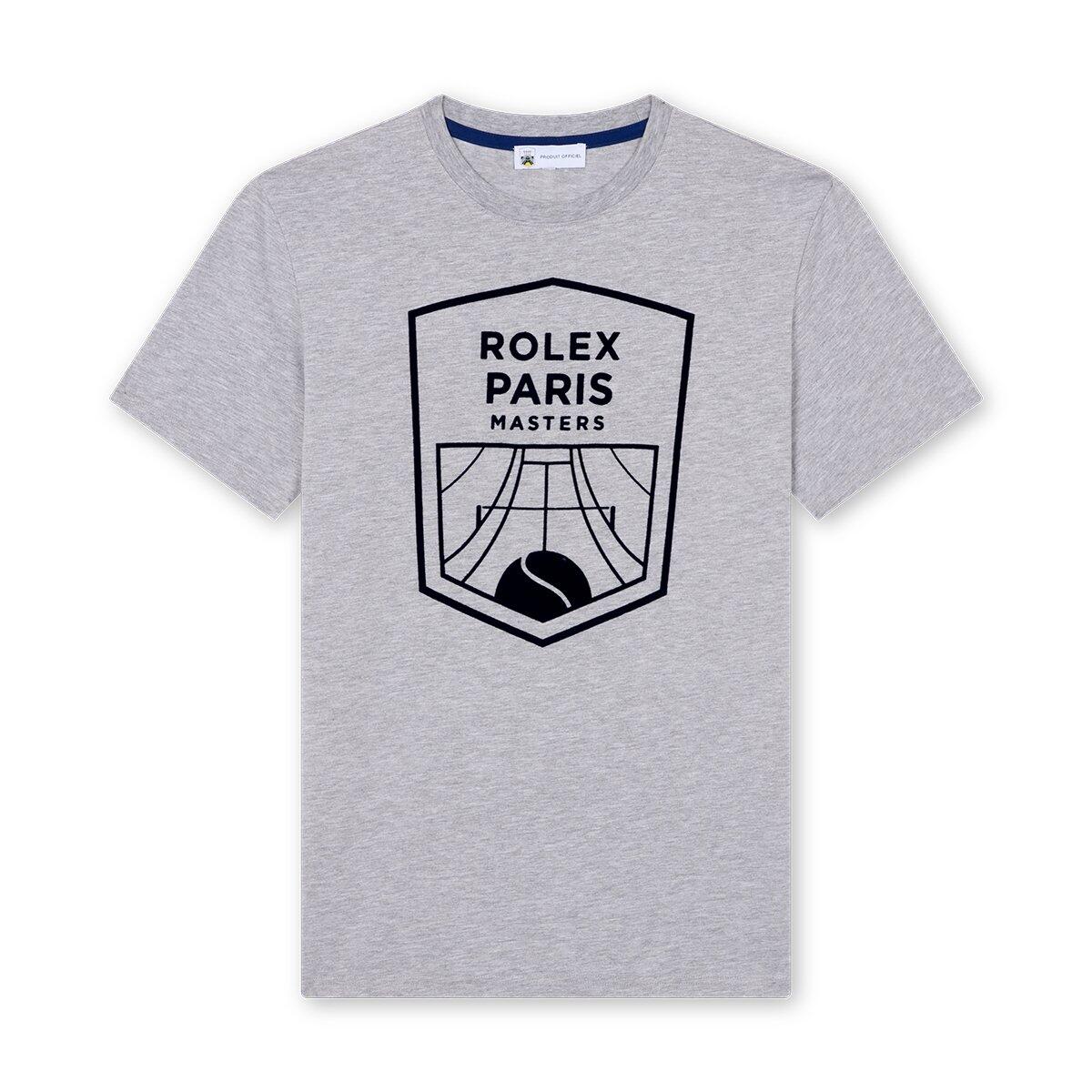 T-shirt  unisexe Rolex Paris Masters - Gris chiné 2/4