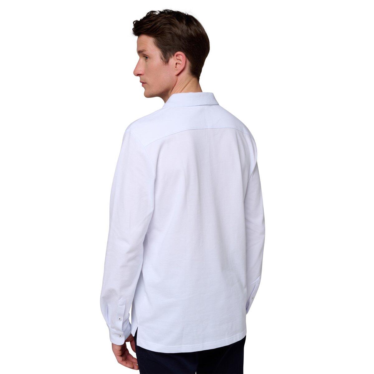 Polo manches longues Homme Roland-Garros - Blanc 2/4