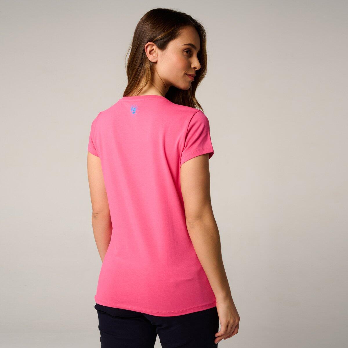 T-shirt Logo femme Roland-Garros - Rose 4/5