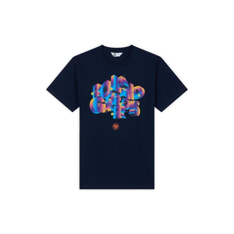 T-shirt Signature garçon Roland-Garros - Marine