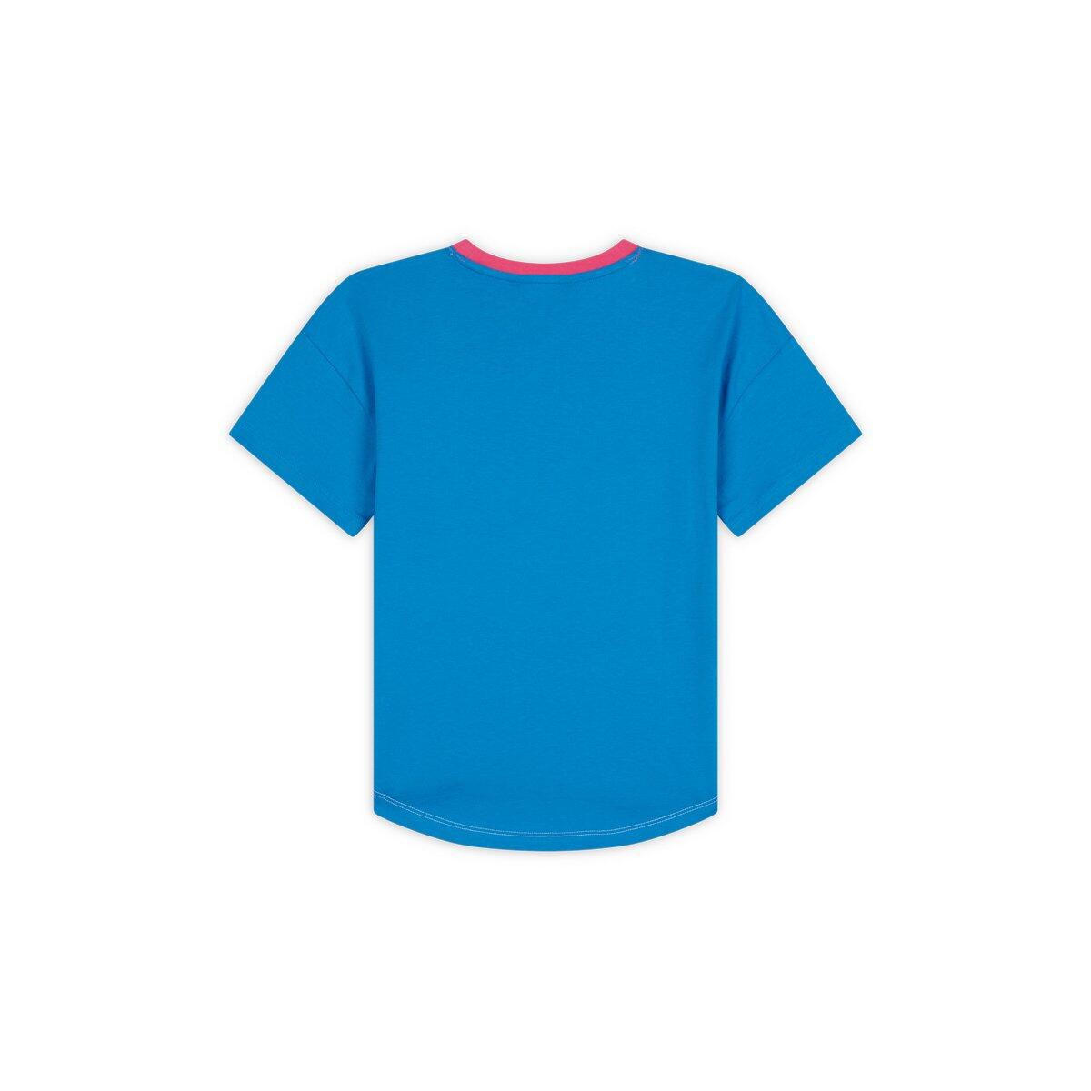 T-Shirt Pop Energy fille Roland-Garros - Bleu et Rose 2/2