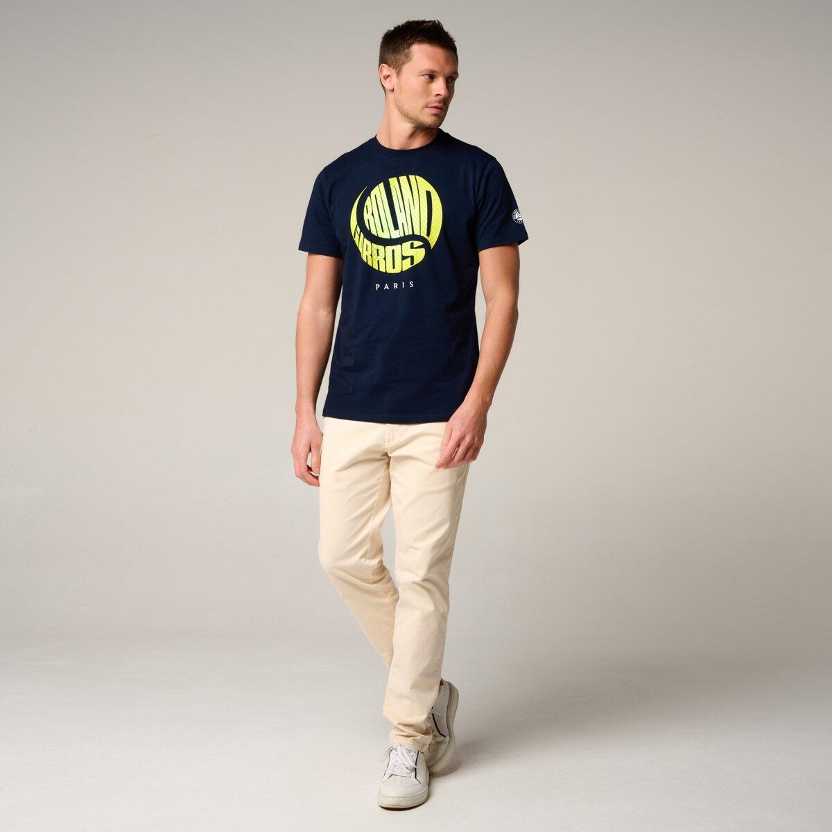 T-shirt Balle homme Roland-Garros - Marine 3/5
