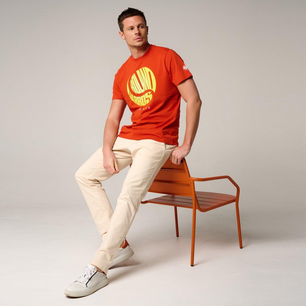 T-shirt Balle homme Roland-Garros - Terre battue 4/5
