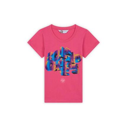 T-Shirt Signature fille Roland-Garros - Rose