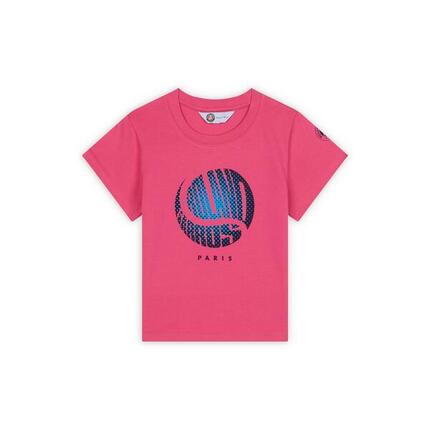 T-shirt Balle fille Roland-Garros - Rose