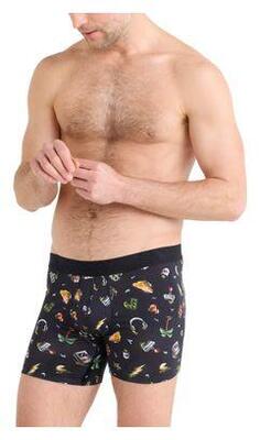 Saxx droptemp cooling cotton fly gamer's paradise boxershort zwart heren
