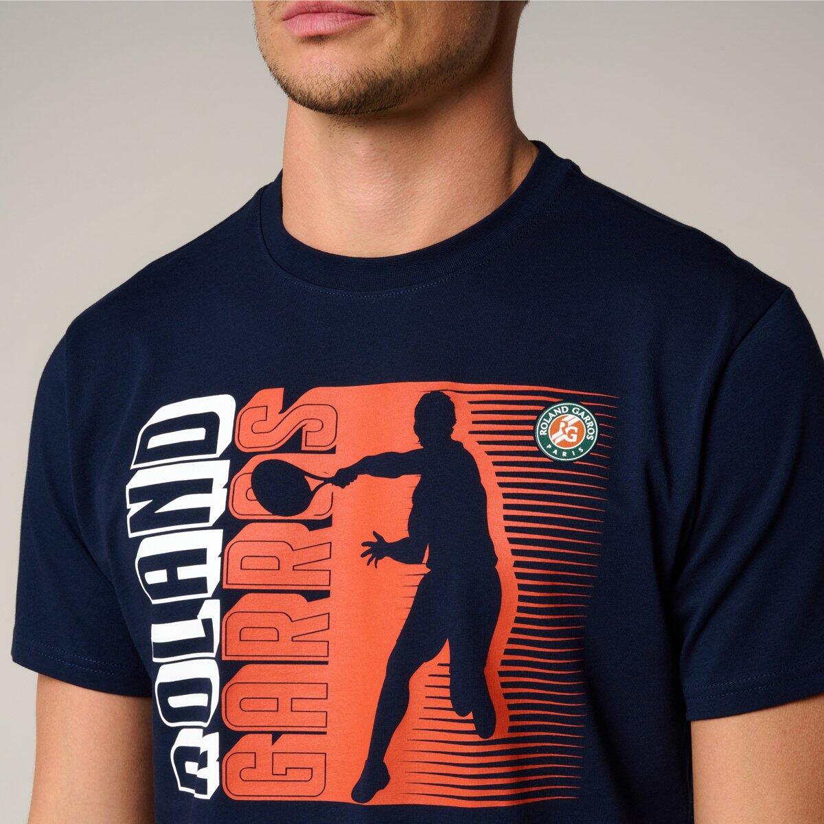 T-Shirt Joueur homme Roland-Garros - Marine 2/4