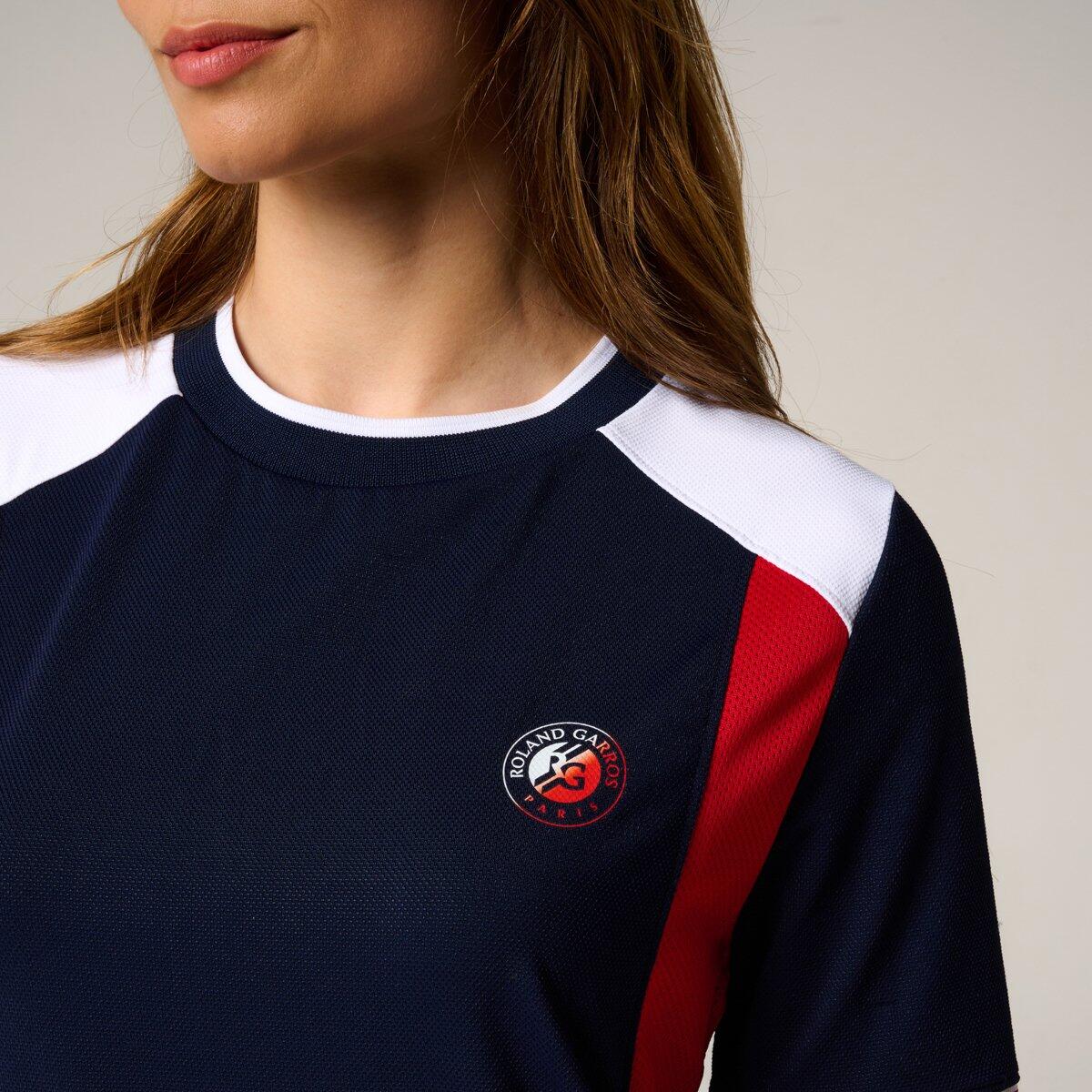 Robe Tricolore femme Roland-Garros - Marine 3/5