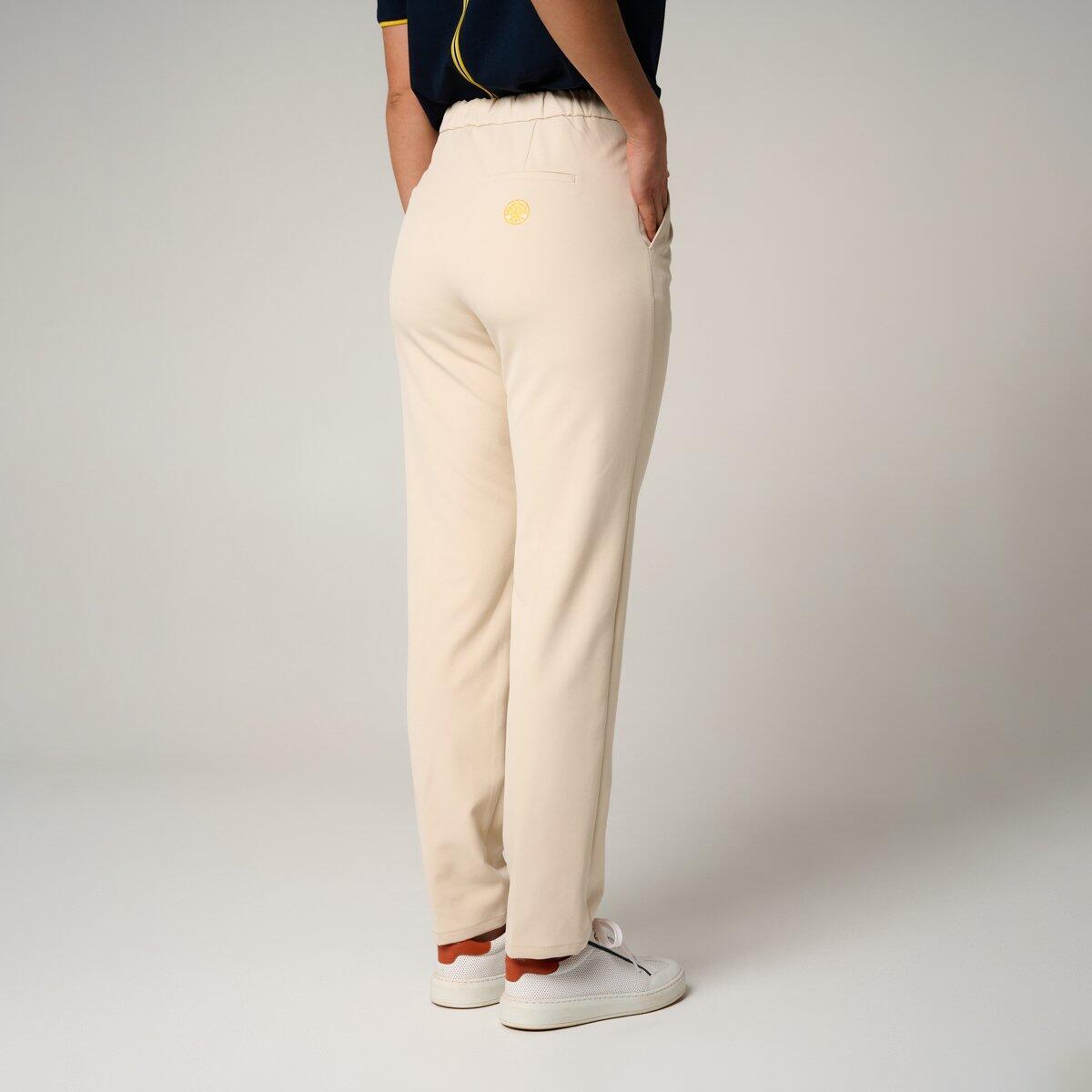 Pantalon Heritage femme Roland-Garros - Ecru 2/4