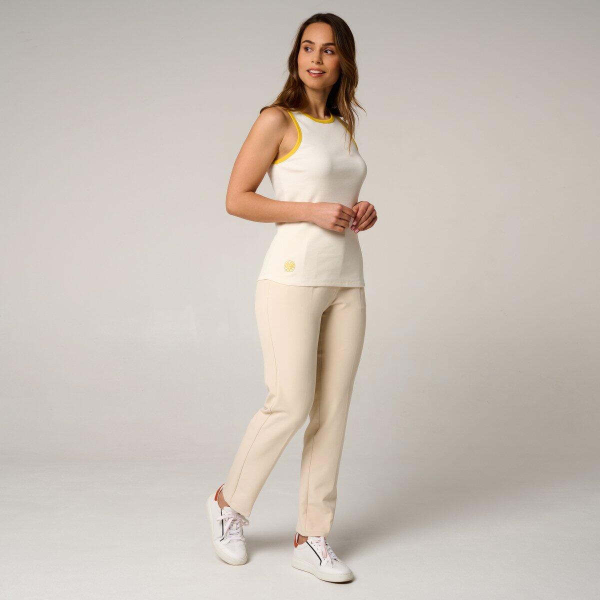 Débardeur Heritage femme Roland-Garros - Ecru 3/5