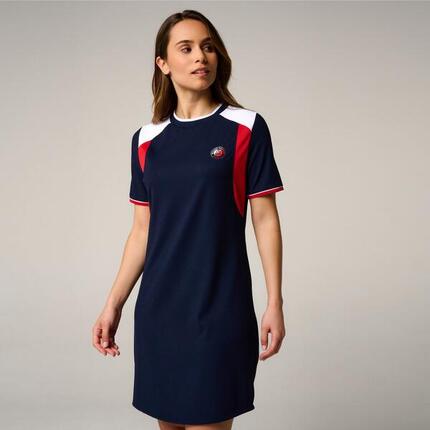 Robe Tricolore femme Roland-Garros - Marine