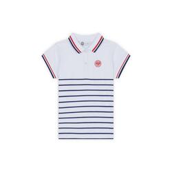 Polo Heritage fille Roland-Garros - Ecru