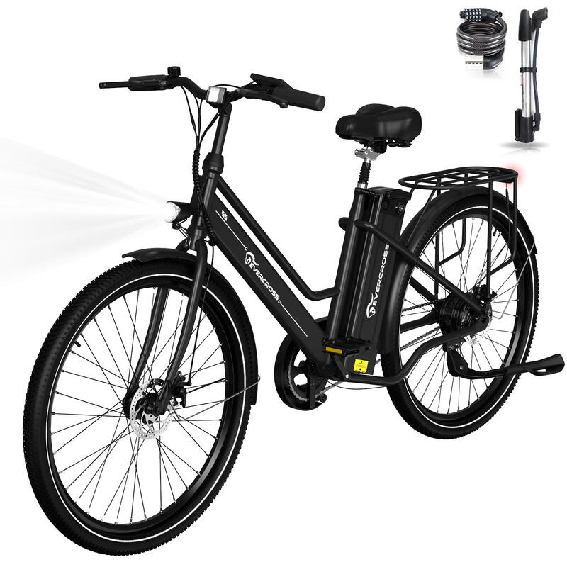 Vélo Electrique Adulte avec Pneu 26'' 36V15.6Ah APP EVERCROSS - EK8