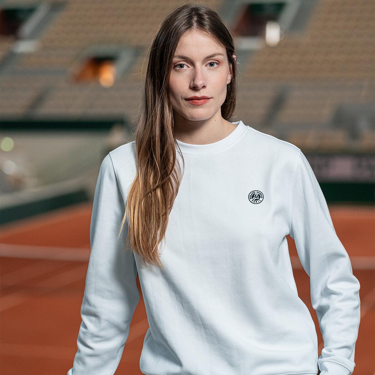 Sweatshirt Essentiels Unisexe Roland-Garros - Blanc 3/5