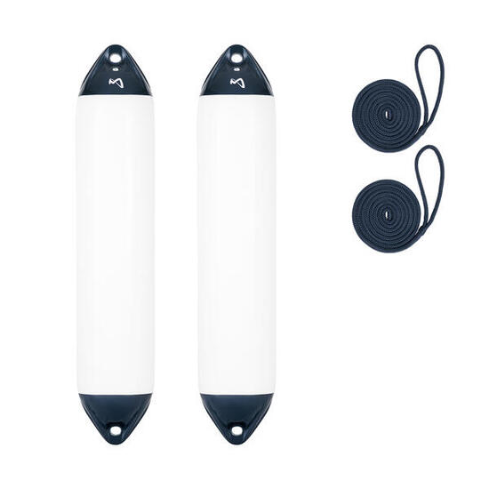 Pare-Battage Ultra Pack de 2 avec Corde, 102 cm long, Bateau Yacht