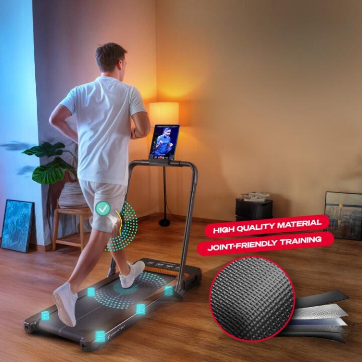Sportstech Tapis de course sPad1000 | Treadmill jusqu'à 12 km/H | 19% d'inclinai