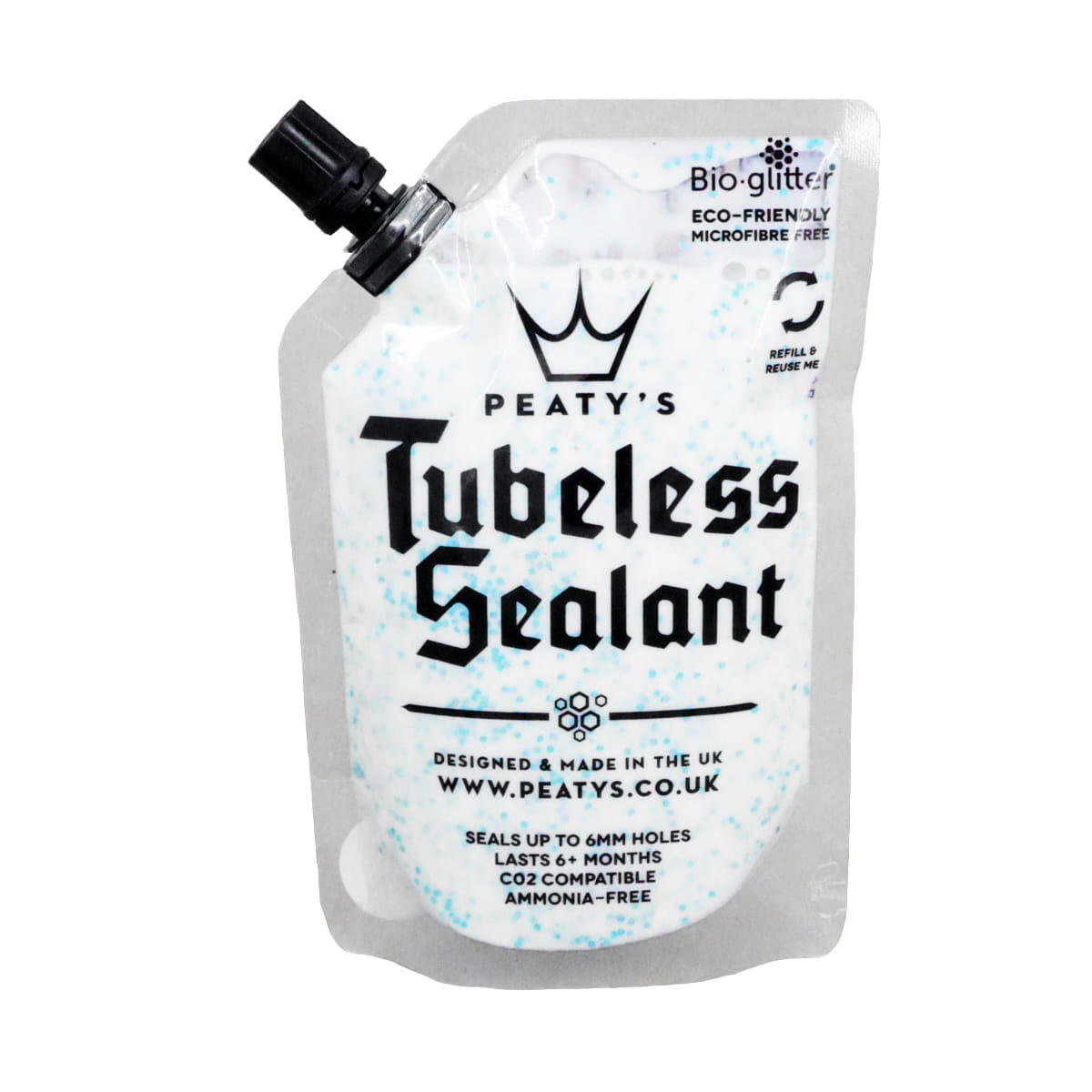 Peaty's - Tubeless Sealant - Produit D'Étanchéité Pour Pneus - 120ml - Liquide Anti Crevaison - Blanc - 1 L - Decathlon