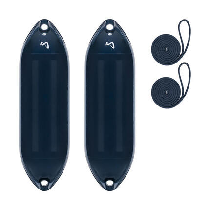 Pare-Battage Ultra Pack de 2 avec Corde, 40.5 cm long, Bateau Yacht