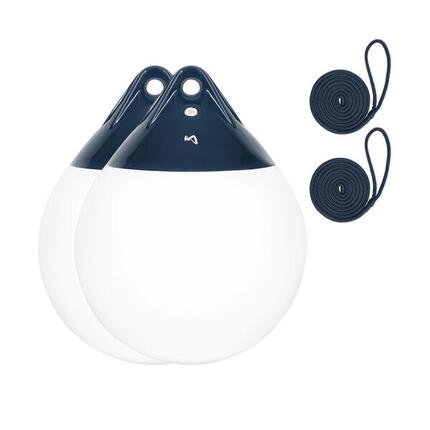 Pare-Battage Globe Lot de 2 ø 41,5 cm Bouée de Protection Bateau orange