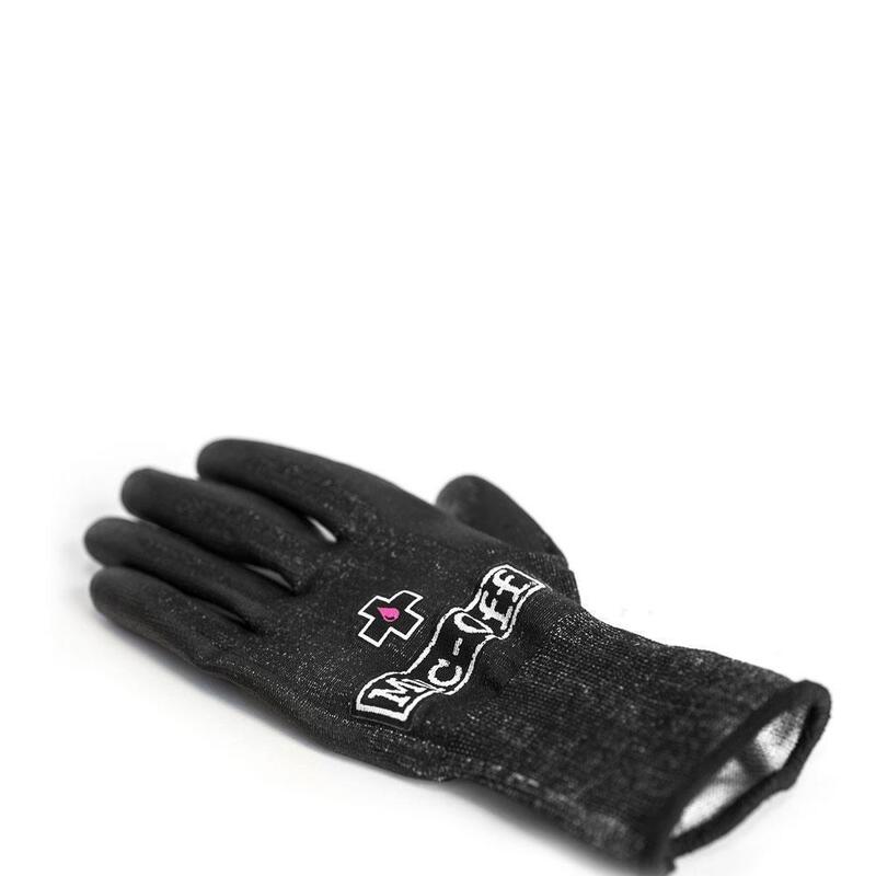 Muc-Off Mechanics Glove negru full finger.