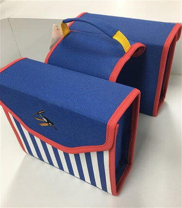 Newlooxs Kinder Dubbeltas Blauw Nr. 91 - Handig en Stijlvol