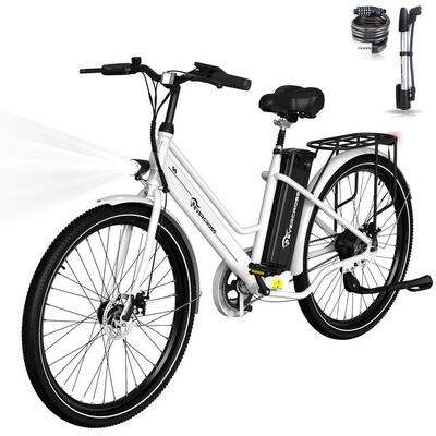 Bici Elettrica Adulti con Pneumatico 26'' 36V10.4Ah APP EVERCROSS - EK8