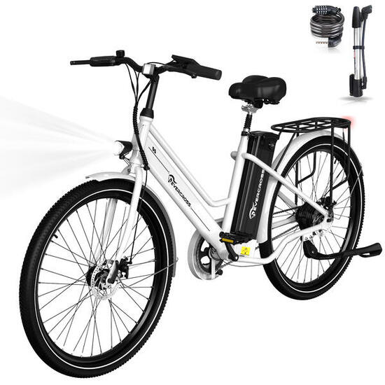 Bici Elettrica Adulti con Pneumatico 26'' 36V156Ah APP EVERCROSS - EK8