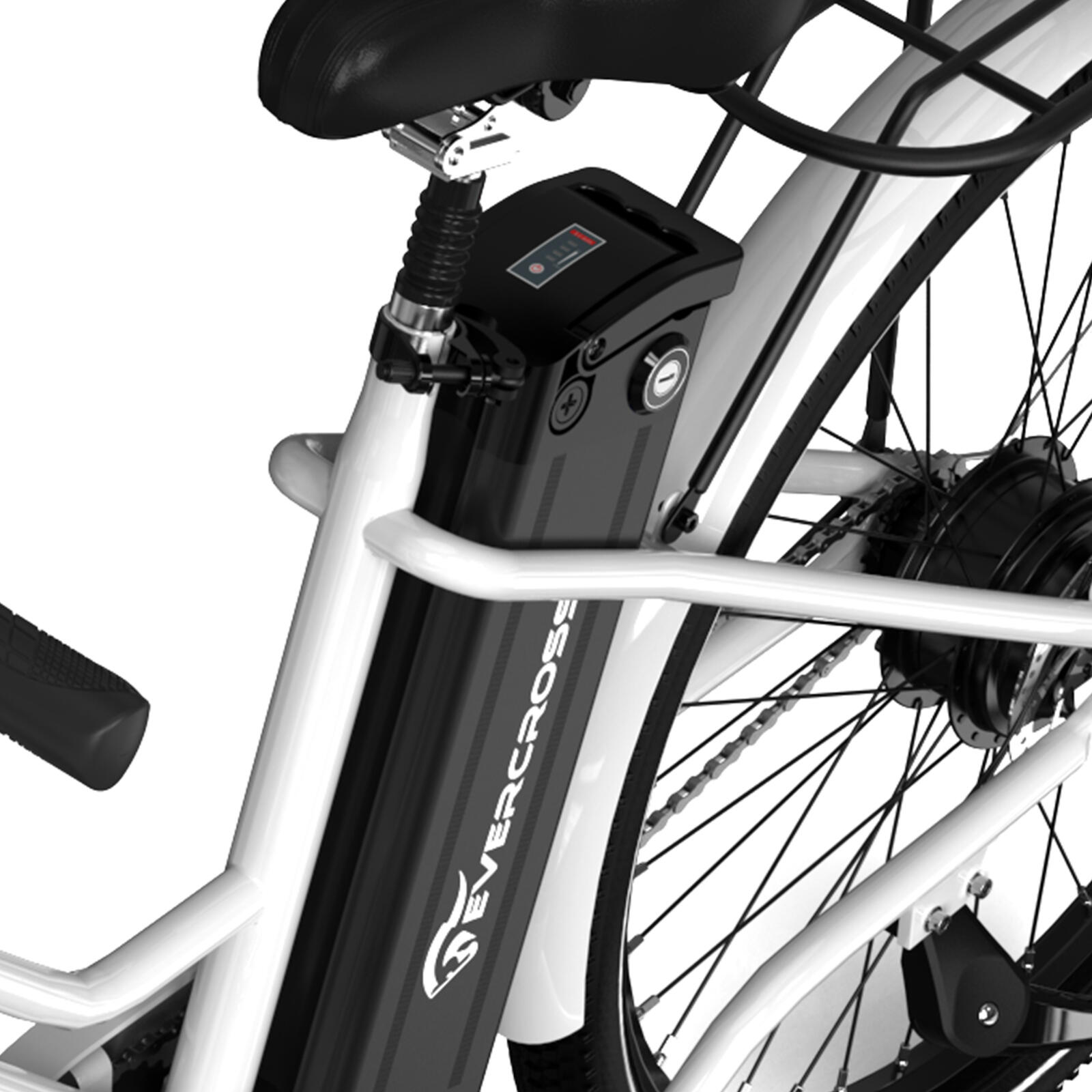 Bici Elettrica Adulti con Pneumatico 26'' 36V15,6Ah APP EVERCROSS - EK8 4/8