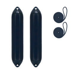 Pare-Battage Ultra Pack de 2 avec Corde, 40.5 cm long, Bateau Yacht