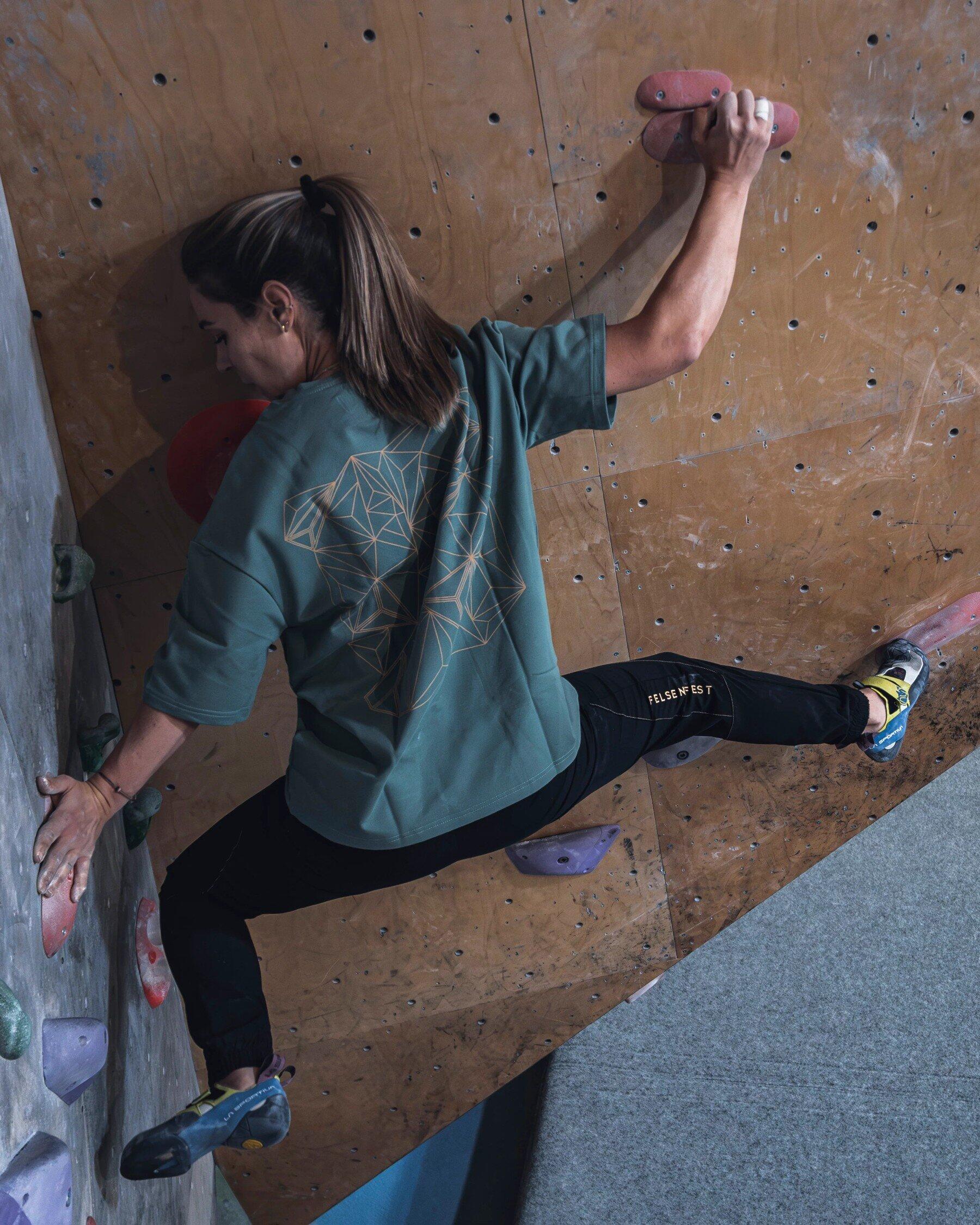 Oversized Boulder-Shirt Volumes Türkis 3/7