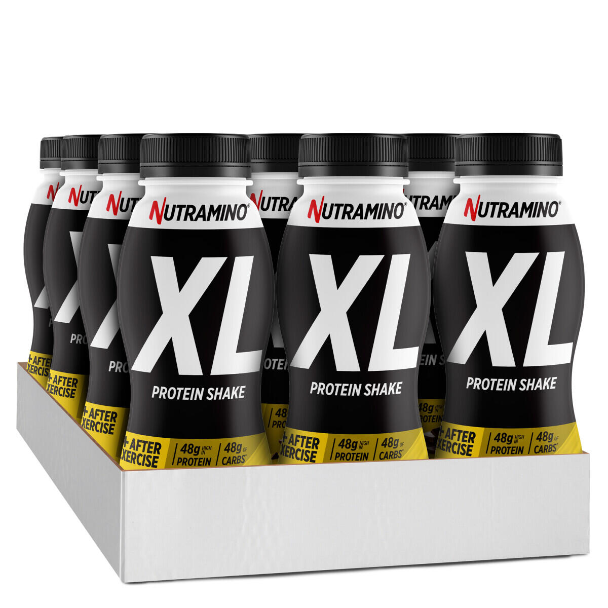 Nutramino - Boissons Protéinées - Protein Xl Shake - Chocolat Banane Pack De 12 - Shake Protéiné - Decathlon