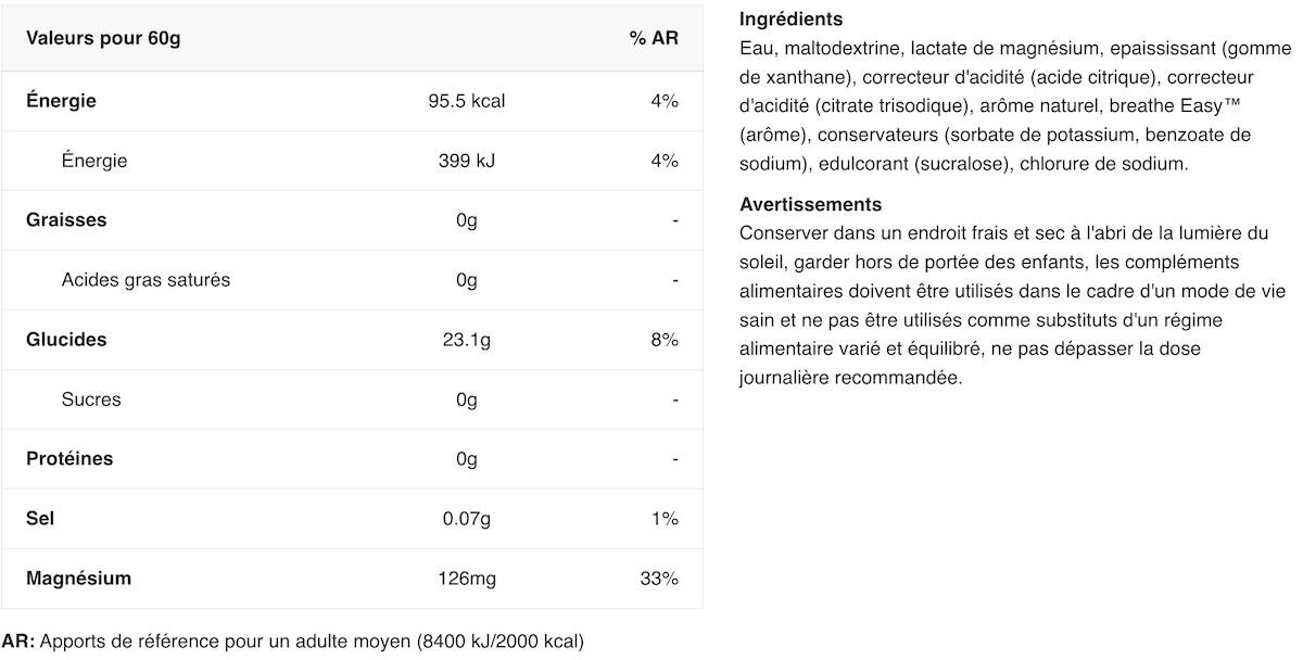 Gels isotoniques - Breathe Isotonic Energy Gel - Cassis Boite de 20 2/3