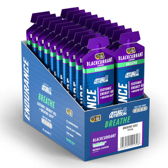Gel isotonici - Breathe Isotonic Energy Gel - Ribes Nero Confezione da 20