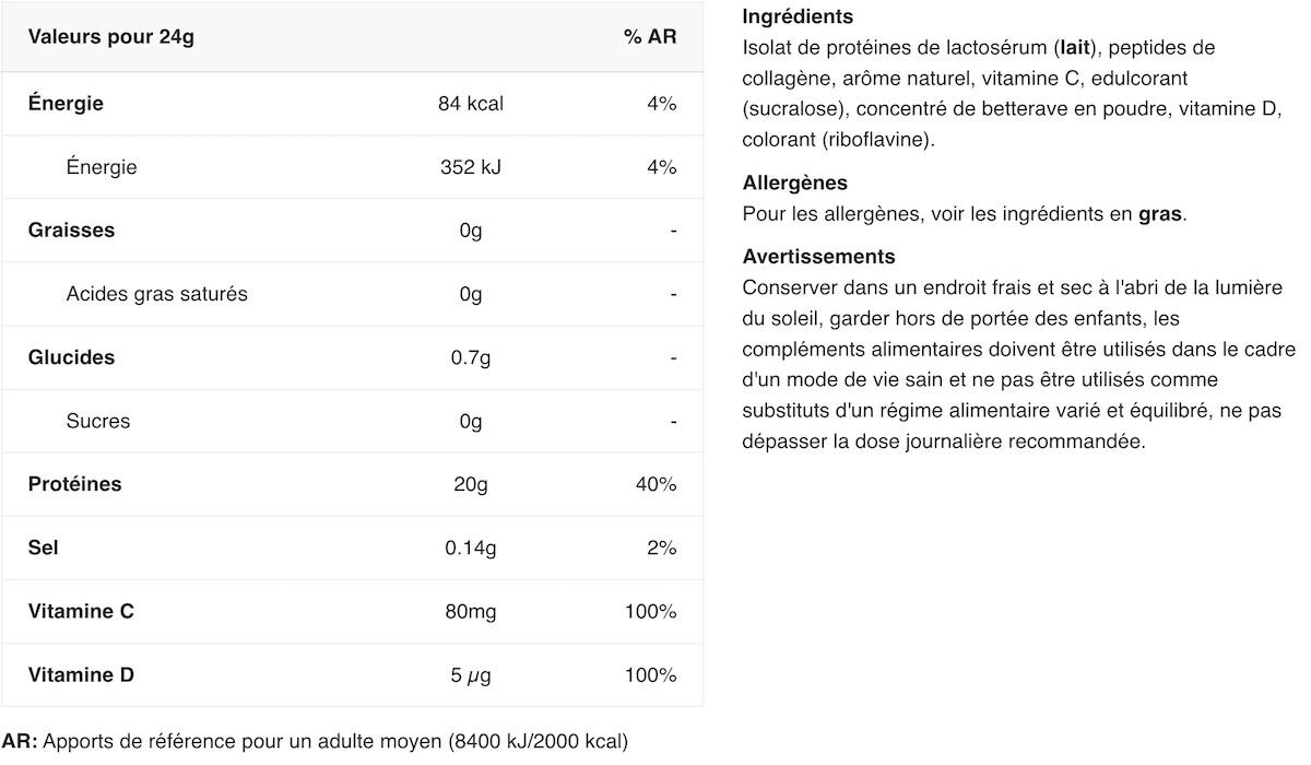Clear Whey + Collagen 2/5