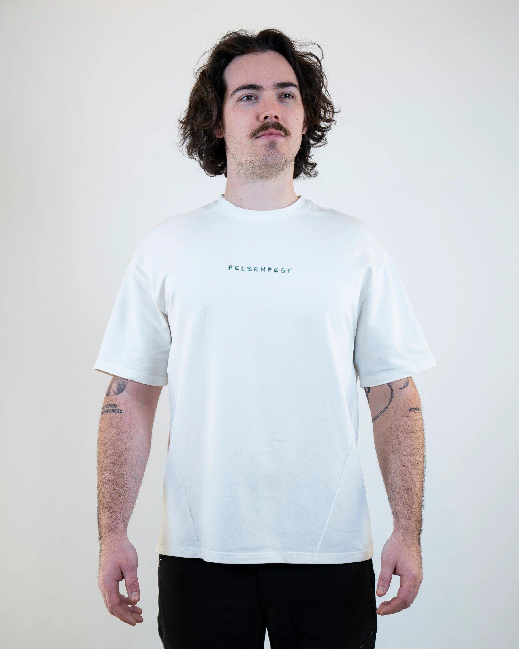 Oversized Boulder-Shirt Volumes Weiß 4/7