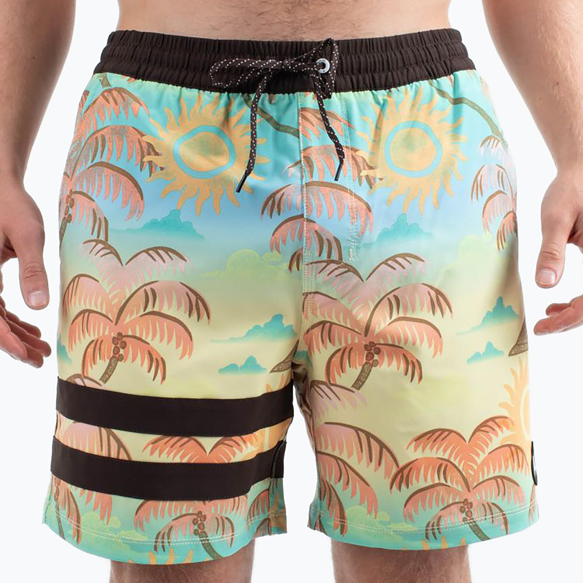 HURLEY Pantaloncini da bagno da uomo Hurley Phantom Eco Block Party Volley 17"