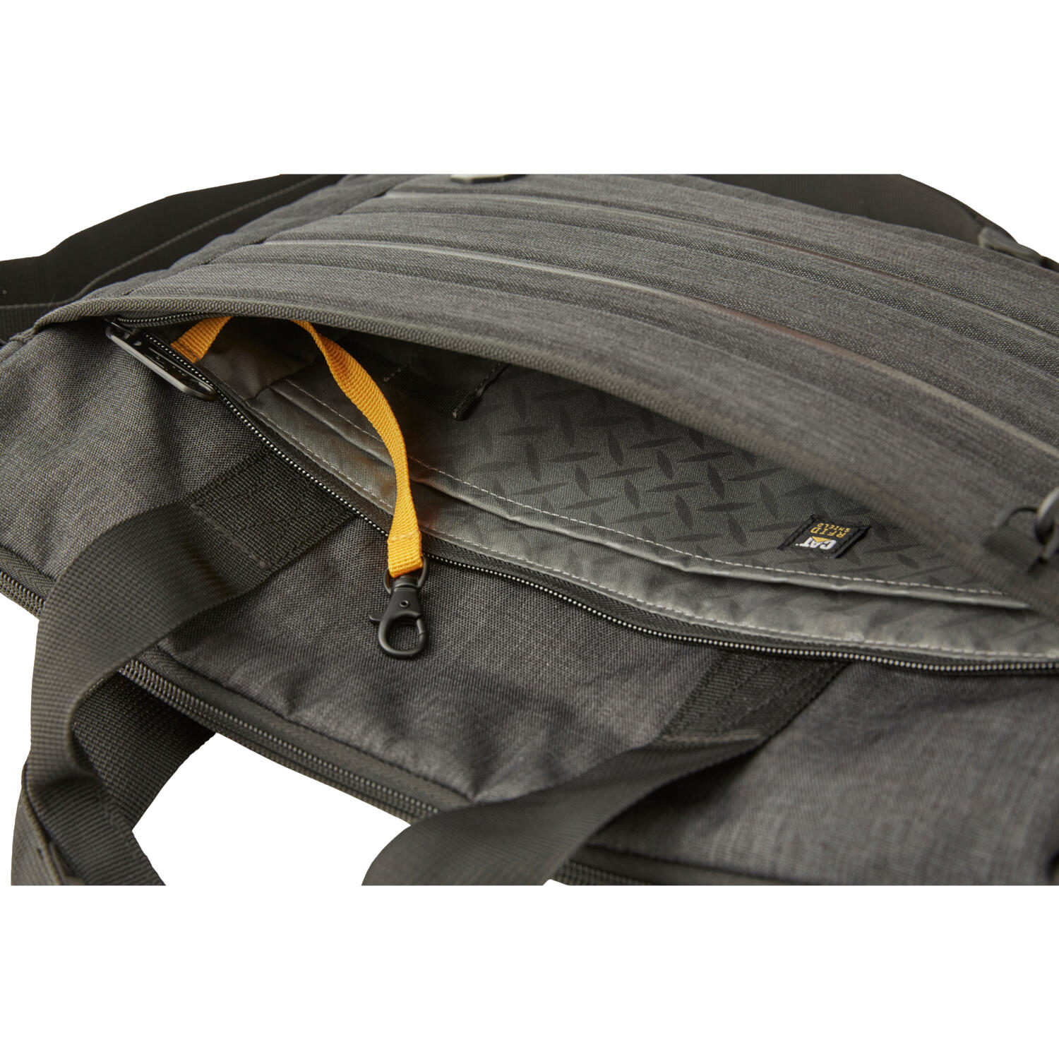 CAT Borsa B. Holt Slim Briefcase Bizz Tools line 84349 Two-Tone Black 4/4