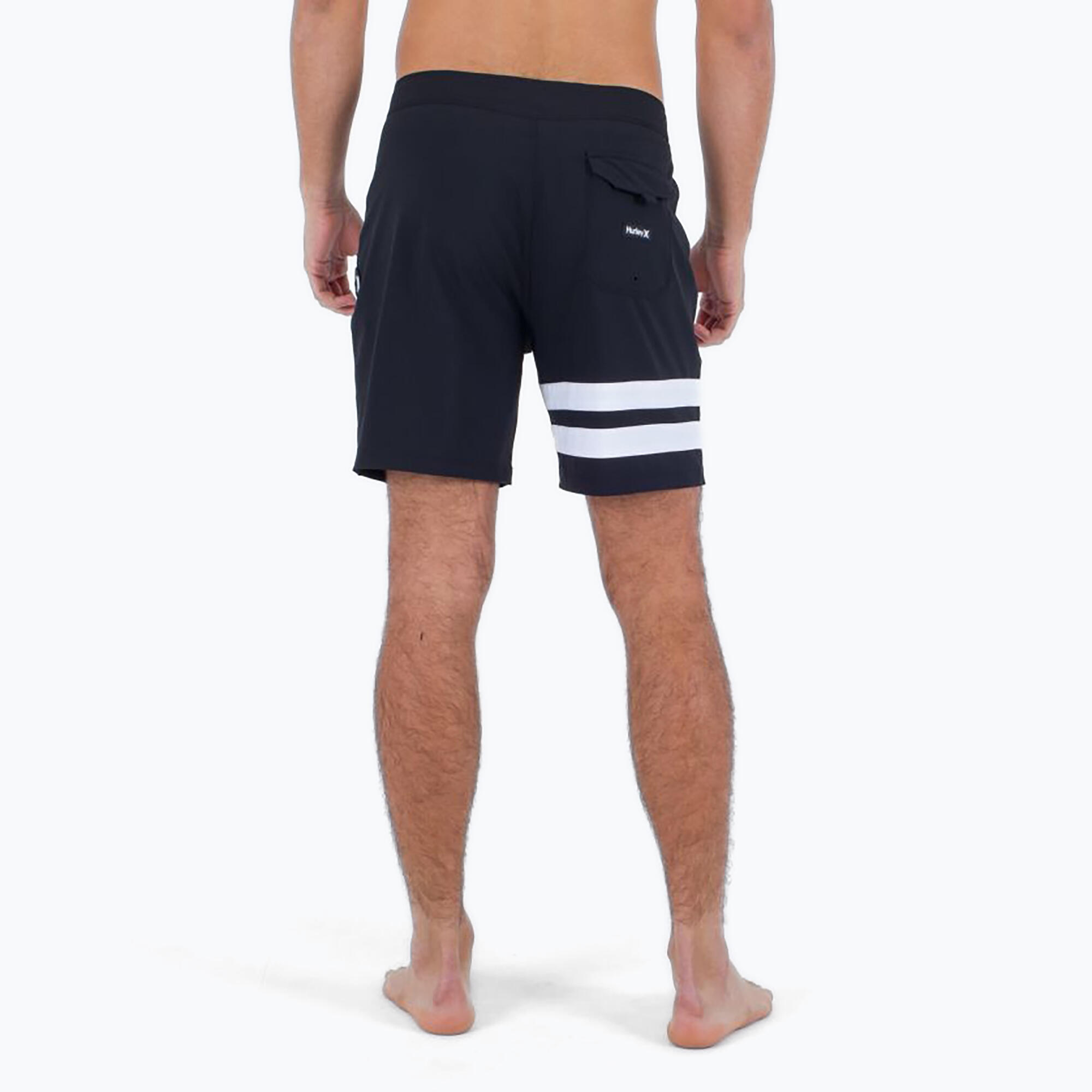 Pantaloncini Da Bagno Roxy Per Donna - 18 Cm - Tessuto Riciclato Elasticizzato - Vita Piatta Con Lacci - 2