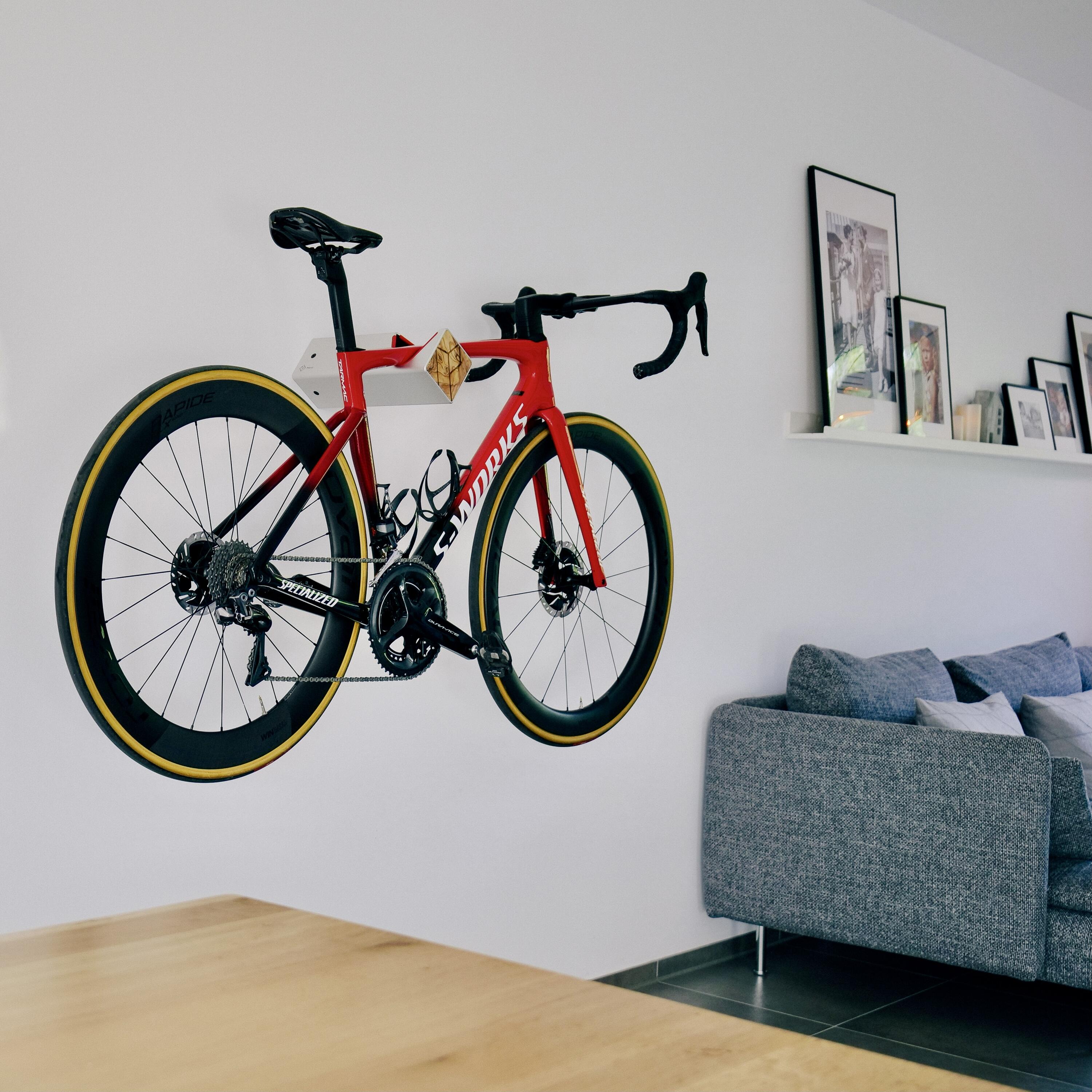 Support mural pour vélo - aluminium - argent - D-RACK 2/5